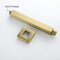 Kibi Cube 8 Ceiling Mounted Shower Arm - Brushed Gold SA0802BG - alternate 2